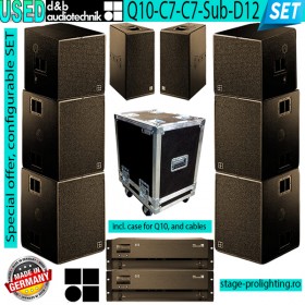 USED d&b audiotechnik Q10-C7-C7Sub-D12 SET